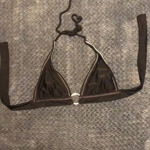 Isaac Mizrahi 2000s black swimsuit.